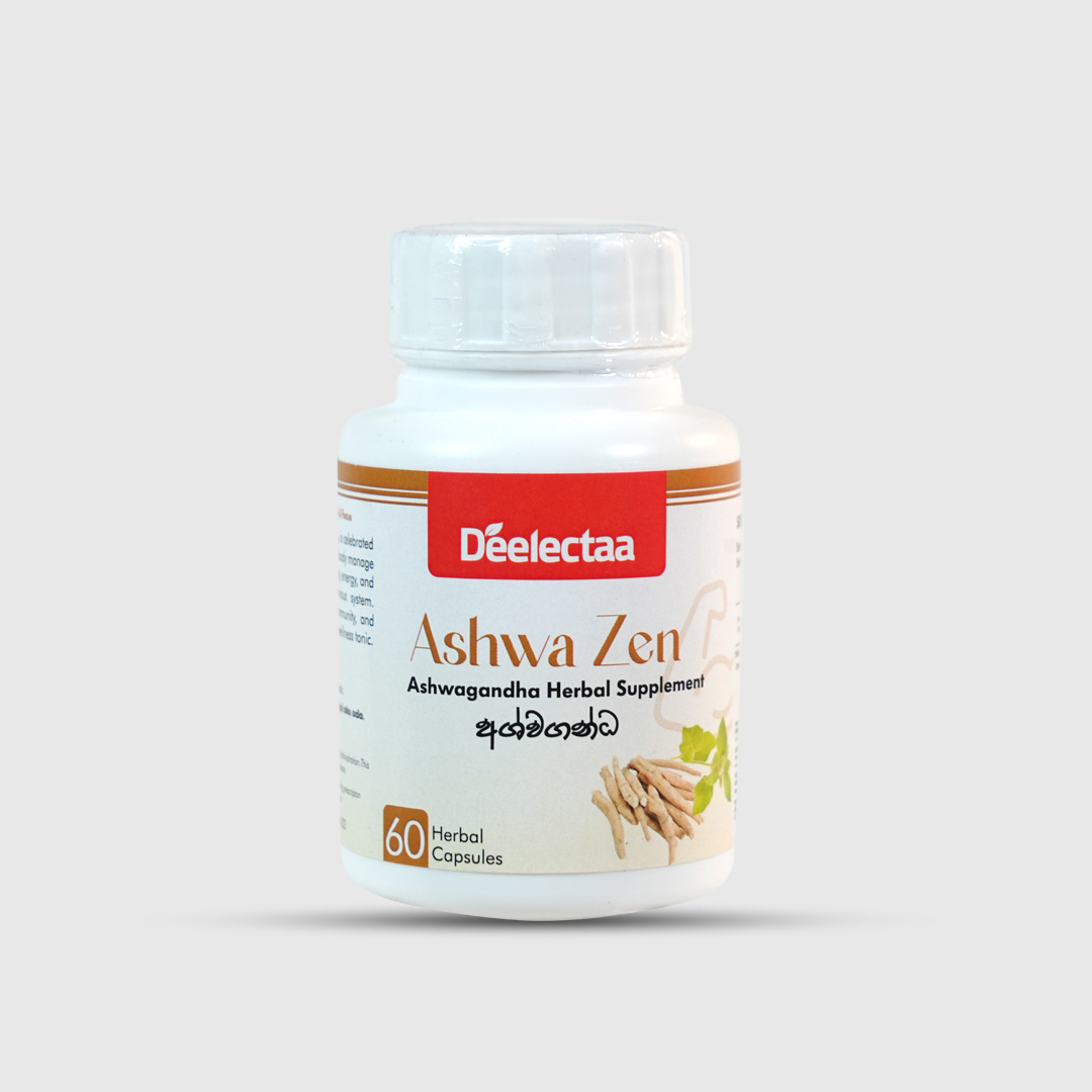 Deelectaa Ashwa Zen Herbal Supplement Capsules 60’s